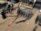 New Unused GIYI Mini Skid Loader Forks Attachment with Side Shift with 30