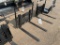 New Unused GIYI Mini Skid Loader Forks Attachment with 30
