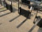 New Unused GIYI Mini Skid Loader Forks Attachment with 30