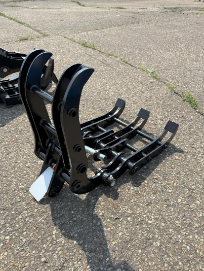 New Unused Miva Grabble Mini Excavator Attachment