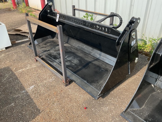 New unused GIYI Model GY-KH72F 4 in 1 Skid Loader Bucket Attachment, 72" Wide