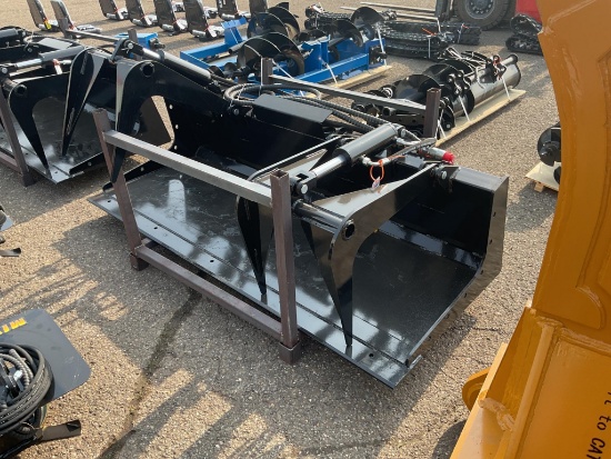 New Unused GIYI Model GY-PG72C Grabble Skid Loader Attachment, 72" Wide