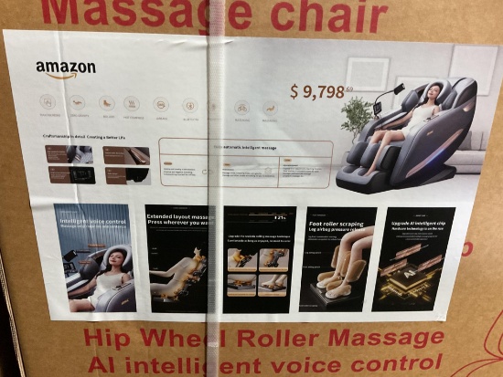New Unused 2025 IR Model IRMC High End Massage Chair, AI Intelligent Voice Control, Large Screen