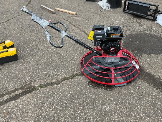 New Unused MMS Model MS-1 Power Trowel, 196cc Gas Engine