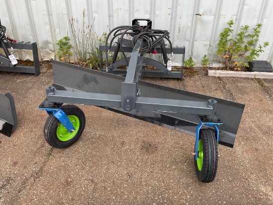 New Unused GIYI Model GY-GR87 Grader Blade Skid Loader Attachment, 87" Blade,