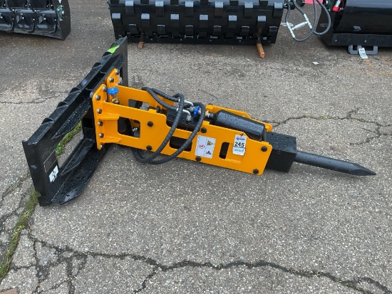 New Unused GIYI Model 680 Breaker Hammer Skid Loader Attachment