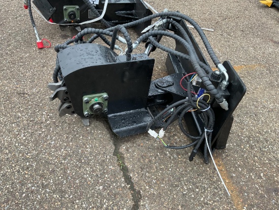 New Unused GIYI Model GY-SZYMJ Stump grinder Mini Skid Loader Attachment With Side to Side Swing