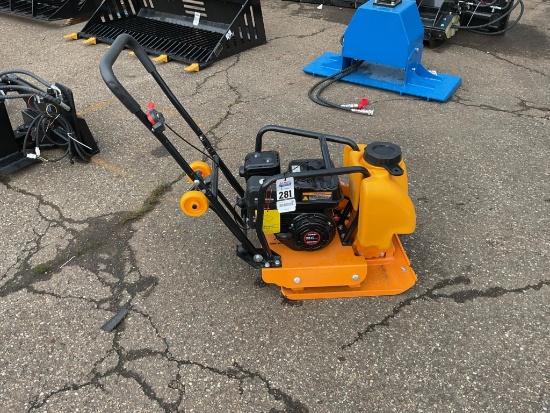 New Unused MMS Model MS90 Plate Compactor, 196cc Gas Engine