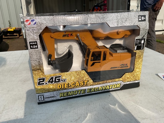 New Unused Remote Control Excavator Toy