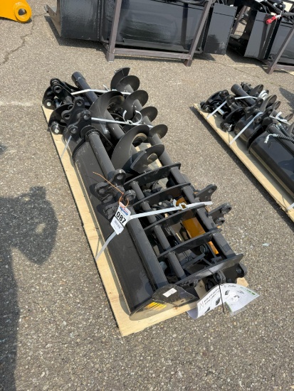 New Unused Miva 8 Pc Mini Excavator Attachment Set,