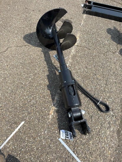 New Unused Miva Auger Mini Excavator Attachment