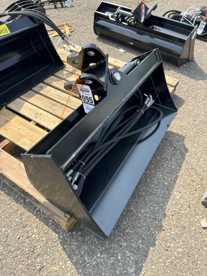 New Unused Miva Hydraulic Tilt Bucket Mini Excavator Attachment
