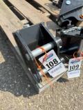 New Unused Miva Quick Tach Mini Excavator Attachment