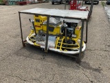 New Unused Fland Model FL-2 Ride On Trowel, 13 Hp Gas Engine, Transport Wheels, LED Work Lights