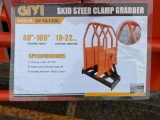New Unused GIYI Model GY-CL100C Hydraulic Clamp Skid Loader Attachment
