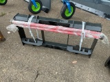 New Unused GIYI Model GY-BF47C Bale Fork Skid Loader Attachment