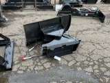 New Unused GIYI Model GY-TXC Snow Plow Mini Excavator Attachment, Hydraulic Tilt