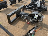 New Unused GIYI Model GY-SG45 Stump Grinder Skid Loader Attachment