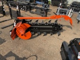 New Unused GIYI Model GY-X39F Trencher Mini Skid Loader Attachment, 8
