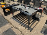 New Unused GIYI Model GY-HWG44C Skeleton Grabble Bucket Mini Skid loader Attachment, 44