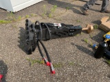 New Unused GIYI Model GY-D45 Post Driver Hammer Mini Skid Loader Attachment