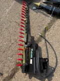 New Unused Miva Sickle Bar Mower Mini Excavator Attachment
