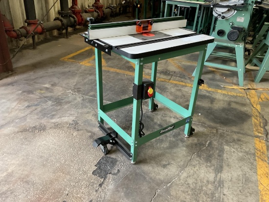 New Unused General Excaliber Model 40-200C-CI Router Table With Fence And Router Lift, Phenolic