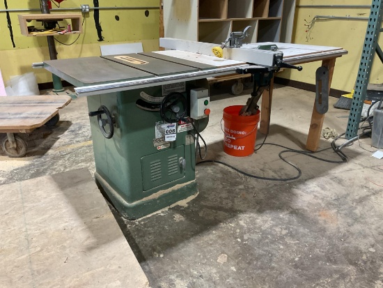 General Model 350 Tilting Arbor Table Saw with Xcalibur Fence and Router Table