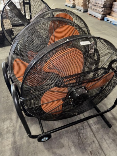 3- Global Industiral 36" Fan FE-90EDOL 120v