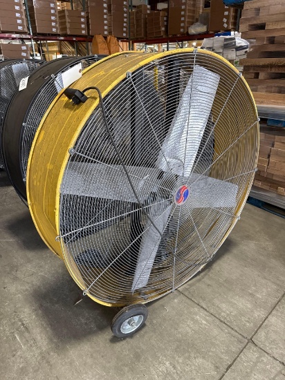 Standard 48" Belt Drive Drum Fan - Model FE-120D50L(H))