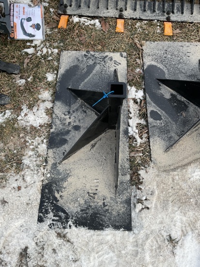 Skid Steer Trailer Mover hitch attachment