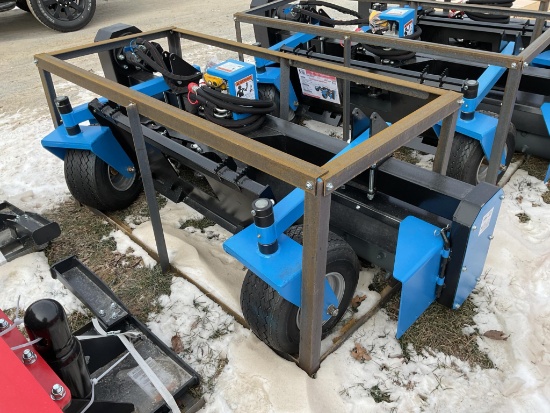 New Unused Raytree RMSC78 Soil Conditioner Skid Loader Attachment, 78" Wide Drum