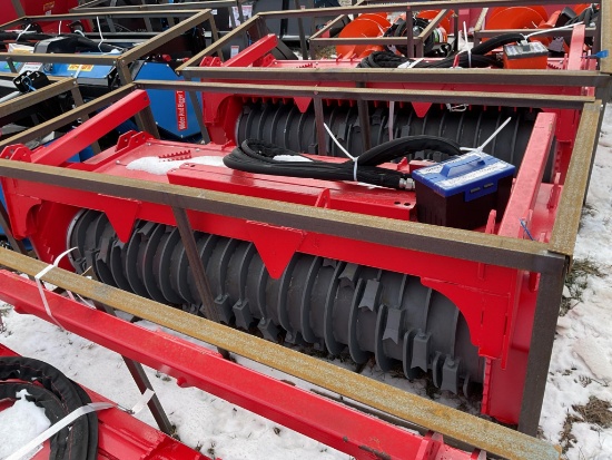 New Unused Raytree RMBD72 Forestry Mulcher Skid Loader Attachment, 72" Wide Drum, Heavy Duty