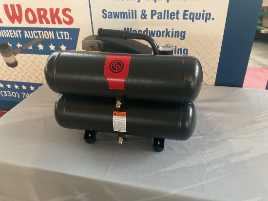 New Unused Central Pneumatic HCP-2040 Air Compressor, 4 Gallon, 2 Hp, 115 Volt