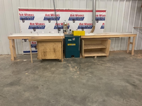 Whirlwind 1000 Upcut Saw with Stand, 480 Volt