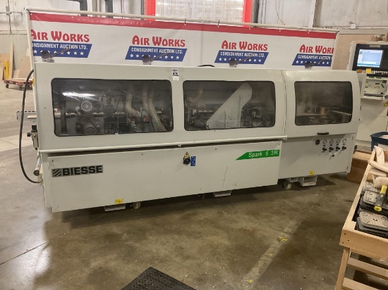 2015 Biesse Spark 6 3R Edge Bander, 480 Volt 3 Phase