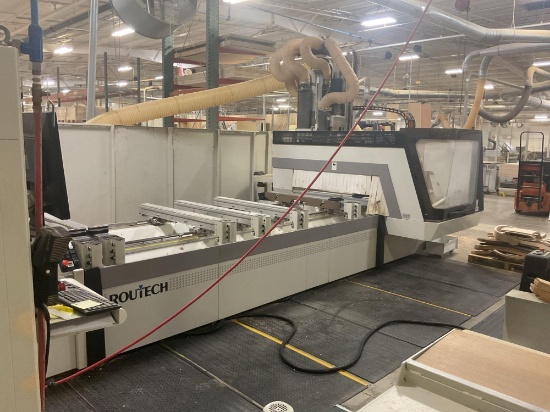 2011 SCM Routech RD110NTTVNPR CNC Machining Center, 5 Axis, 4' x 12', Tool Changer, 480 V. 3 Ph