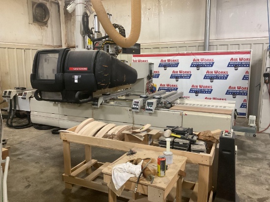 2005 SCM Morbidelli Author/X5 CNC Machining Center, 5 Axis, Tool Changer, Becker Vacuum, 480 V. 3