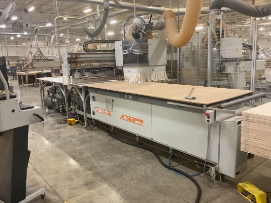 2015 SCM Busellato Jet Optima CNC Machining Center, 3 Axis, 3 Becker Vacuum Pumps, 480 V. 3 Ph.