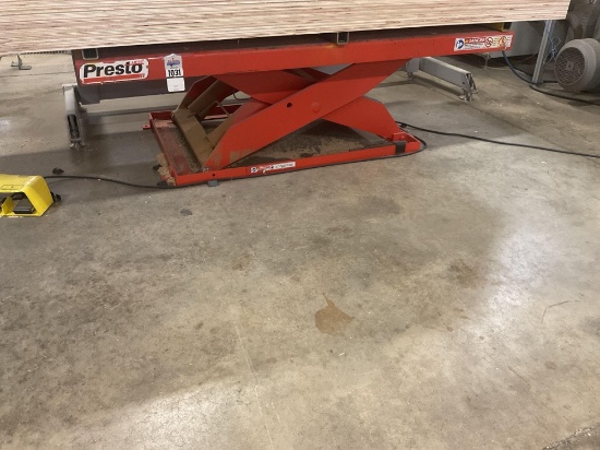 Presto Electric Scissor Lift, 4,000 Lbs. Capacity, 48" x 72"