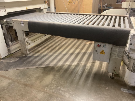 2006 Cefla BTR2500 Powered 55" x 94" Roll Conveyor, 480 Volt 3 Phase