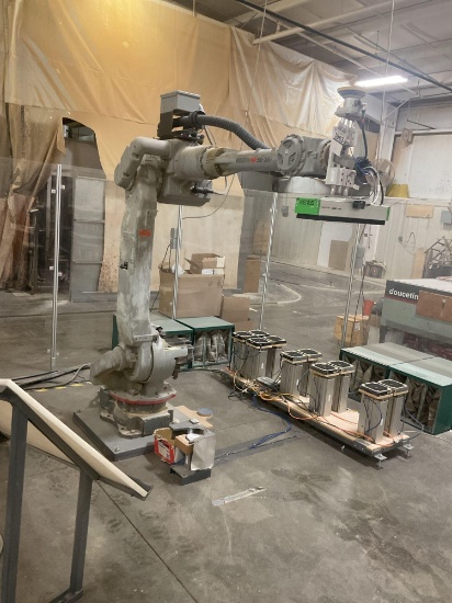 2007 Yaskawa Motoman YR-UP50N-A30 Articulated Robot with Safety Fence, 480 Volt 3 Phase
