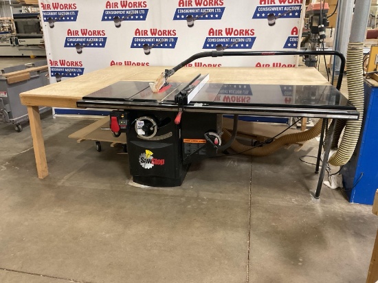 Sawstop ICS53480 Industrial 10" Table Saw with 52" Fence, 5 Hp 480 Volt 3 Phase
