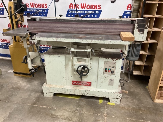 Cantek GS-48 Oscillating Edge Sander, 9" x 133" Belt, 5 Hp 220 Volt 3 Phase