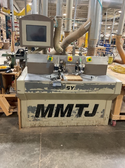 Accu Systems MMTJ-4 CNC Mortise, Miter and Tenon Machine, Touch Screen Controller, 220 Volt 3 Phase