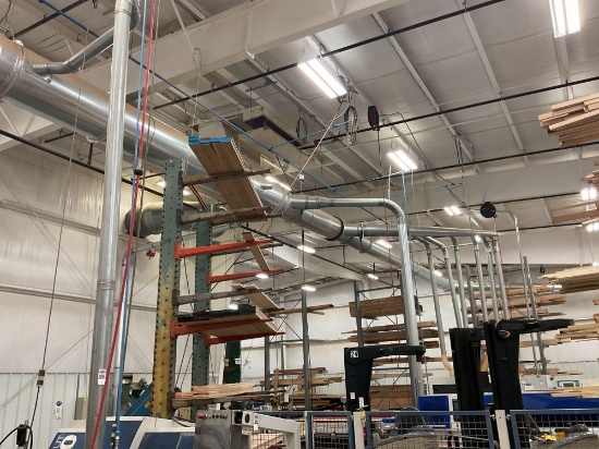 Dust Collection Pipe, 36" Main Trunk, Connected to Lot 1093