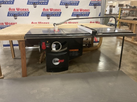 Sawstop ICS53480 Industrial 10" Table Saw with 52" Fence, 5 Hp 480 Volt 3 Phase