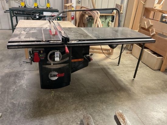 Sawstop ICS53480 Industrial 10" Table Saw with 52" Fence, 5 Hp 480 Volt 3 Phase