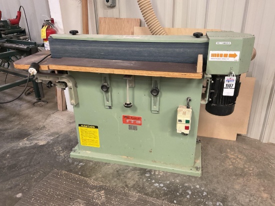 2002 Northtech NT-6108ES-1 Oscillating Edge Sander, 6" x 108" Belt, 3 Hp 230 Volt 1 Phase