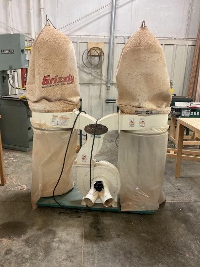 2016 Grizzley G1030Z2P Dust Collector, 3 Hp 240 Volt 1 Phase